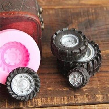 Imagem de Molde De Silicone Roda, Carro, Confeitaria Rb044