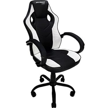 Imagem de MyMAX Cadeira Gamer MX0 Giratoria Preto/Branco, 010049