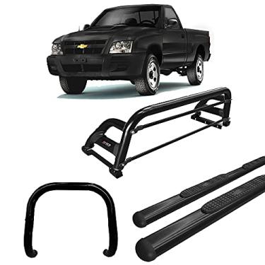 Imagem de Kit Queb Mato +Santo Ant H2 +Estribo Oval S10 94/11 Preto CS