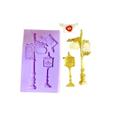 Imagem de Confeitaria dos moldes, F1128 MOLDE DE SILICONE LÂMPADA ARANDELA CONFEITARIA BISCUIT