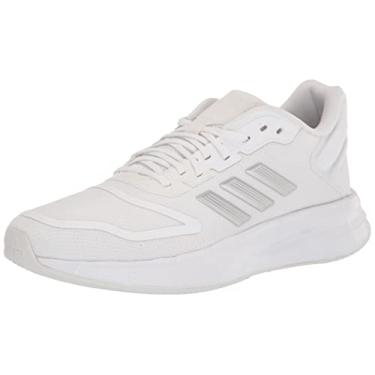 Imagem de adidas Tênis de corrida feminino Duramo Sl 2.0, Branco/Prata Metálico/Cinza Um, 9.5