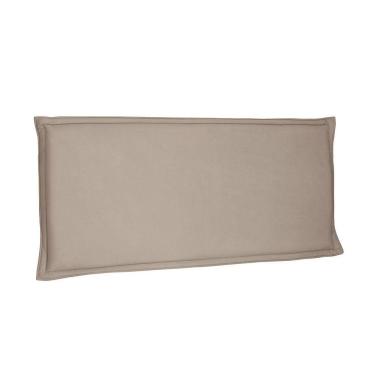 Imagem de Cabeceira Painel Garden Casal 140cm Suede Bege