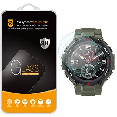 Imagem de Supershieldz (Pacote com 3) Projetado para Amazfit T-Rex e Amazfit T-Rex Pro protetor de tela de vidro temperado, antiarranhões, sem bolhas