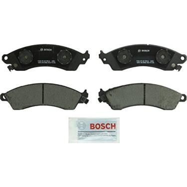Imagem de Bosch BP412 QuietCast Premium Semi-Metallic Disc Brake Pad Set para Select Aston Martin; Chevrolet Camaro, Corvette; Ford Mustang; Panoz Roadster, Esperante; Pontiac Firebird; Shelby Series 1; Frente