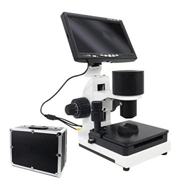 Imagem de Adaptador de microscópio 400X HD Color Digital Zoom Microscópio 7" Display USB Microscópio Acessórios de microscópio (Cor: Modelo A)