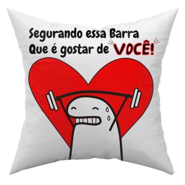 Imagem de Capa De Almofada Avulsa 45Cm X 45Cm Segurando Essa Barra