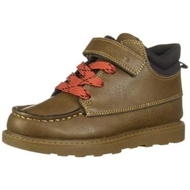 Imagem de Carter's Bota infantil unissex Norman Fashion, Marrom, 12 Little Kid