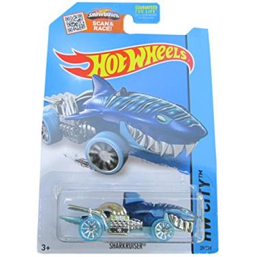 Imagem de Hot Wheels 2014 HW City Street Beasts Sharkruiser (Shark Car) 39/250, azul