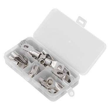 Imagem de Kit de Sortimento de Terminais de Fio de Cobre Terminais de Anel Conectores Conectores de Anel SC Com Caixa de Armazenamento