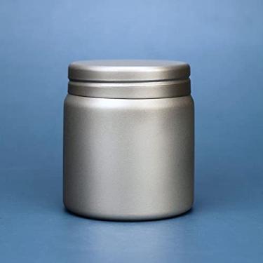 Imagem de Caixa de cápsula de medicamento portátil de liga de titânio, caixa de armazenamento de sal de açúcar de acampamento ao ar livre, caixa de medicamentos de grande capacidade