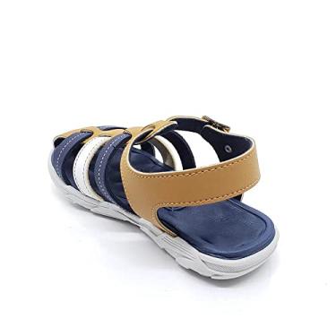 Imagem de SAPATO CASUAL BEBE DE USO COMUM C/SOLA SINT. CABEDAL SINT. CARAMELO 876/MARINHO 488/BRANCO 99 19