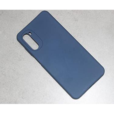 Imagem de Capa Protetora em Silicone Premium para Novo Motorola Moto G52 - Azul Escuro