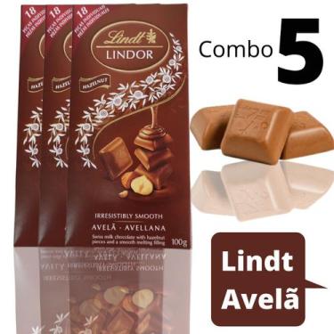 Imagem de Chocolates Importado Nobre Lindt Singles Milk Avelã 500G