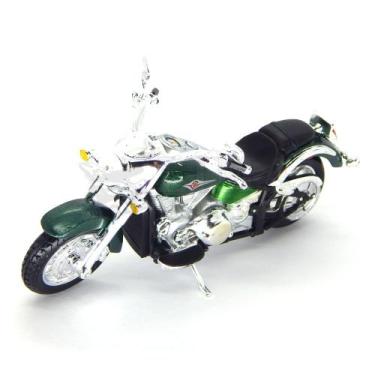 Imagem de Miniatura Moto Kawasaki Vulcan 1/18 Verde - Maisto