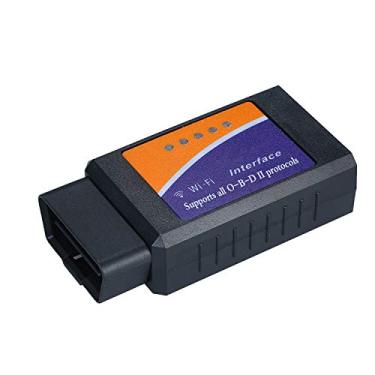 Imagem de KKmoon Ferramenta de varredura do carro WIFI OB-D2 OBD-II MINI Code Reader Adaptador do scanner Verifique a ferramenta de diagnóstico da luz do motor compatível com iOS e Android