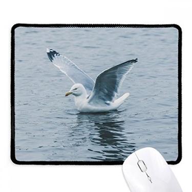 Imagem de Mouse pad de borracha para jogos com bordas costuradas e pássaros do mar