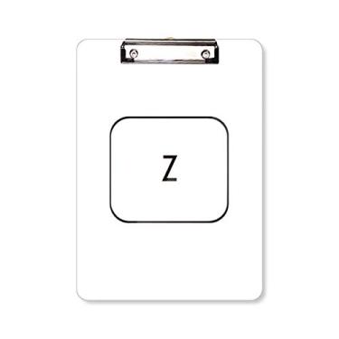 Imagem de Teclado Symbol Z Prancheta Pasta Bloco de Escrita Placa de Apoio A4