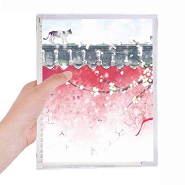 Imagem de Caderno de aquarela chinês Exploration For Snow com folhas soltas e diário recarregável