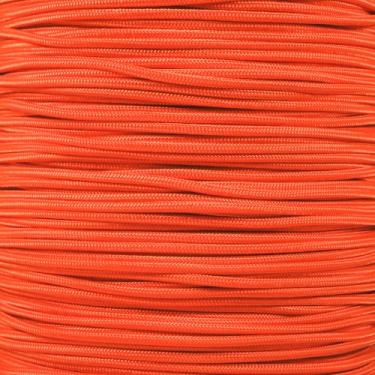 Imagem de Corda Paracord Tática de Náilon de 5 Fios West Coast 275-LB Resistência à tração – 2,38 mm, Neon Orange, 100 Feet