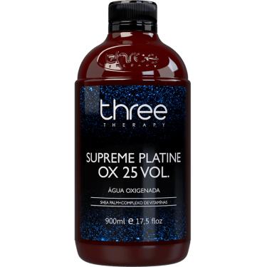 Imagem de Água Oxigenada Three Therapy Supreme Platine OX 25 Volumes 900ml 