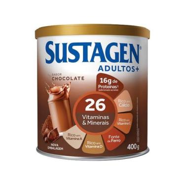 Imagem de Complemento Alimentar Sustagen Adultos+ Chocolate - Lata 400G