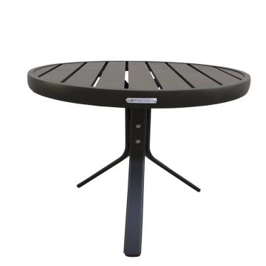 Imagem de Mesa Redonda Ripada Alumínio 50cm Porto Rico Portinaty Café