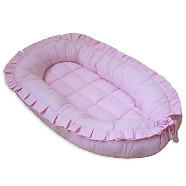Imagem de Ninho Redutor de Berço para Bebê - Rosa