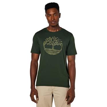 Imagem de Timberland Camiseta masculina TFO SS CAMO TREE LOGOTIPO SEM ANEL, Bolsa esportiva, P