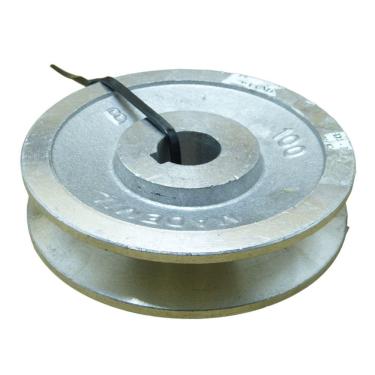 Imagem de Polia De Alumínio 4`` 100Mm 1B Com Furo 19Mm Chiaperini Cj25Apv Monofásico Atg2 20 200 Wp15 Psv10Sp Psv25Sp Psv20Tp Psv25Ap