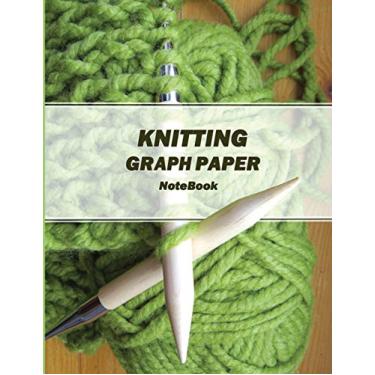 Imagem de Knitting Graph Paper Notebook: Yarn Stash, Ratio of 4 to 5, Used for Designing Your Own Knitting Patterns.
