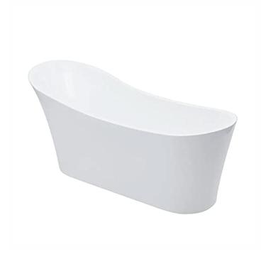 Imagem de Pingoo.casa, Banheira Freestanding de Imersão Acrílico 165 cm Azurita - Branco