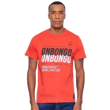 Imagem de Camiseta Masculina Onbongo Wynwood Laranja Paprika D878A