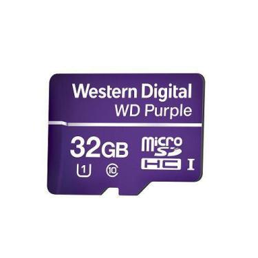 Imagem de Cartão De Memória 32 Gb Micro Sd Wd Purple Intelbras