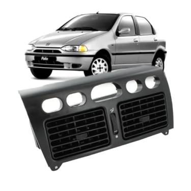 Imagem de Moldura Painel Central com Difusor Ar - Palio G1 96/97/98/99/00 - PRETO