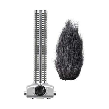 Imagem de Zoom Cápsula de microfone de espingarda SGH-6 com para-brisa peludo para filmes, vídeos, ENG e diálogo, funciona com H5, H6, Q8, U-44, F1, F4, F8n e F8
