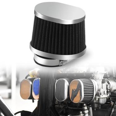 Imagem de DKMOTORK Filtro de ar universal de motocicleta de 36 mm, 37 mm, 38 mm, 3,8 cm, admissão de filtro de ar para motocicleta Apollo Taotao Pit Bike Moped 49 50 110 125 125 125 Mikuni Carb Gy6 SSR110 125