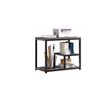 Imagem de GRFIT Suporte de impressora prateleira de piso multicamadas móveis prateleiras de escritório casa sob a mesa prateleiras de armazenamento simples prateleiras de mesa impressora (cor: C, tamanho: M),