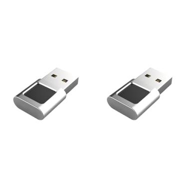 Imagem de Baglaum Módulo de leitor de impressão digital USB 2X Scanner biométrico para 10/11/Hello Dongle Laptops Chave USB