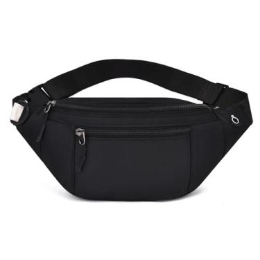 Imagem de DAITET Pochete transversal grande para homens e mulheres, bolsa de cintura e bolsa de quadril para atividades ao ar livre, treino, viagem, casual, corrida, caminhada, ciclismo, fácil de carregar
