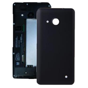 Imagem de MUDASANQI Capa traseira de bateria compatível com Microsoft Lumia 550, capa traseira de substituição (preto)
