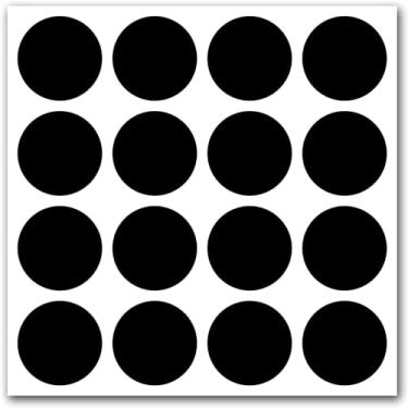 Imagem de Etiquetas redondas de 2,54 cm – Adesivos reutilizáveis de quadro-negro redondo para jarros, especiarias, festas, salas de artesanato, casamentos e organizar sua casa e cozinha – 96 peças