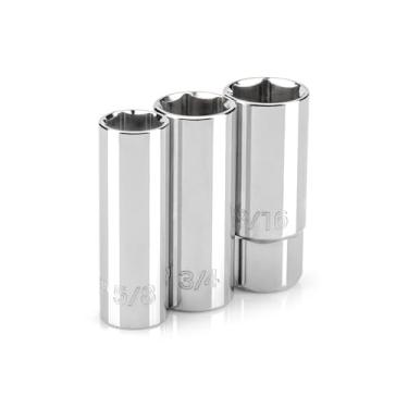 Imagem de TEKTON Conjunto de soquetes de vela de ignição de 1/2 polegada, 3 peças (5/8, 3/4, 13/16") | SHD92035