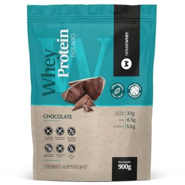 Imagem de Housewhey Whey Protein Isolado, Sabor Chocolate, 900g