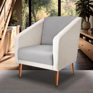 Imagem de Poltrona Sala De Estar Monalisa Decorativo suede