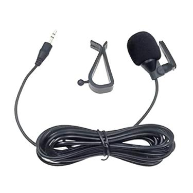 Imagem de Xiaojikuaipao Mini microfone condensador unidirecional com clipe monocromático profissional de 3,5 mm com redução de ruído do vento - para karaokê online e videoconferência - Microfone de lapela para