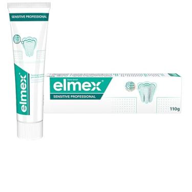Imagem de Elmex creme dental para dentes sensíveis Sensitive Professional, com fórmula Pro-Argin + Fosfato de Zinco para cuidado eficaz da sensibilidade nos dentes, 110g