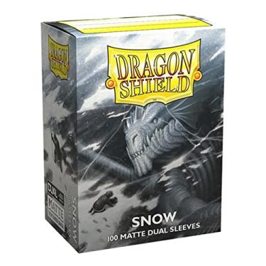 Imagem de Arcane Tinmen Dragon Shield Card Sleeves – Matte Dual Snow Standard Size 100CT - MGT Card Sleeves are Smooth & Tough - Compatible with Pokemon, Yugioh, & Magic The Gathering Card Sleeves