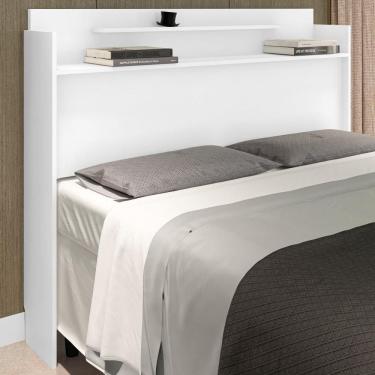 Imagem de Cabeceira Box com Prateleira Queen Austin Branco