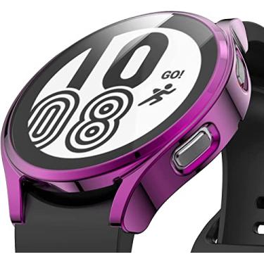 Imagem de Nandos-Store - Capa Bumper Case compativel com Samsung Galaxy Atvice 1 active 2 Watch 3 watch 4 watch 5 (Roxo, Galaxy Watch 5-40mm)