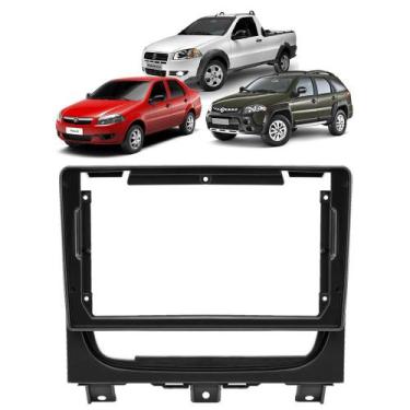 Imagem de Moldura Painel 9" Palio Weekend Siena El Strada 12 14 16 18 20 MP5 DVD